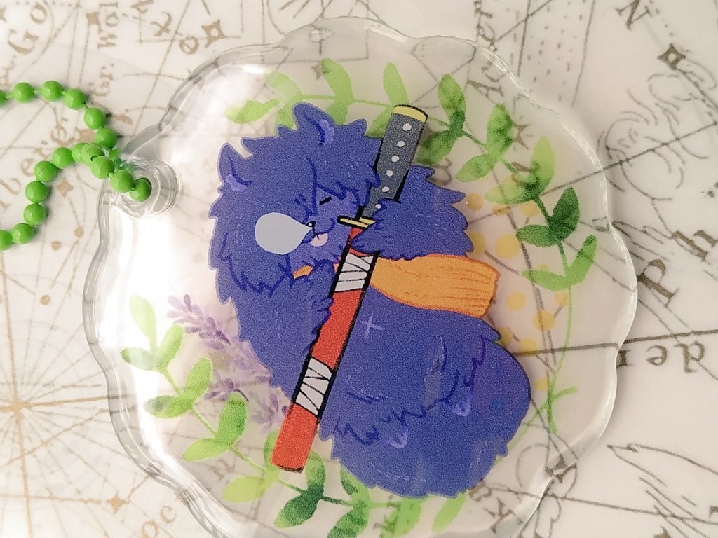 すやすやぽめぞうPVCキーホルダー