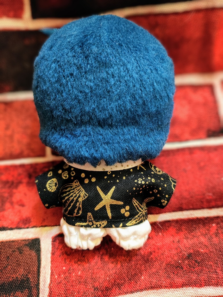 【10cmぬい】オバケ柄、ポップ柄シャツ