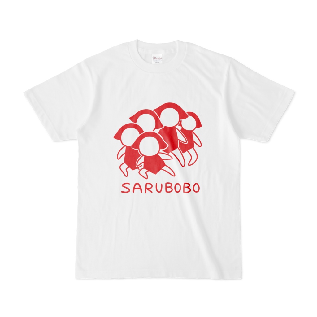 ダンシングさるぼぼtシャツ（赤）