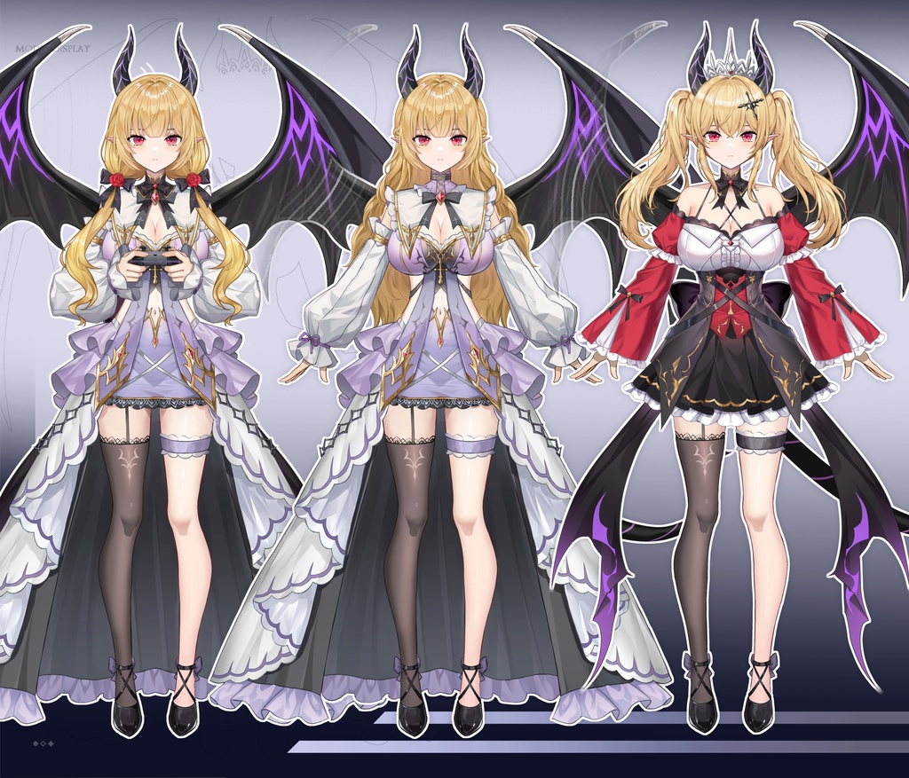 【Live2D】【VTS対応】ドラゴン族の少女