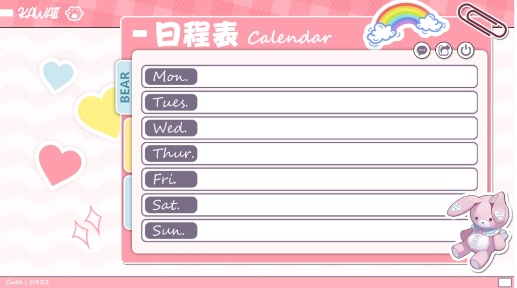 【Live2D】【VTS対応】ピンクヘア・スイートバニー