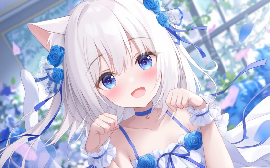 賢い人にしか、耳と尻尾は見えないんだよ!