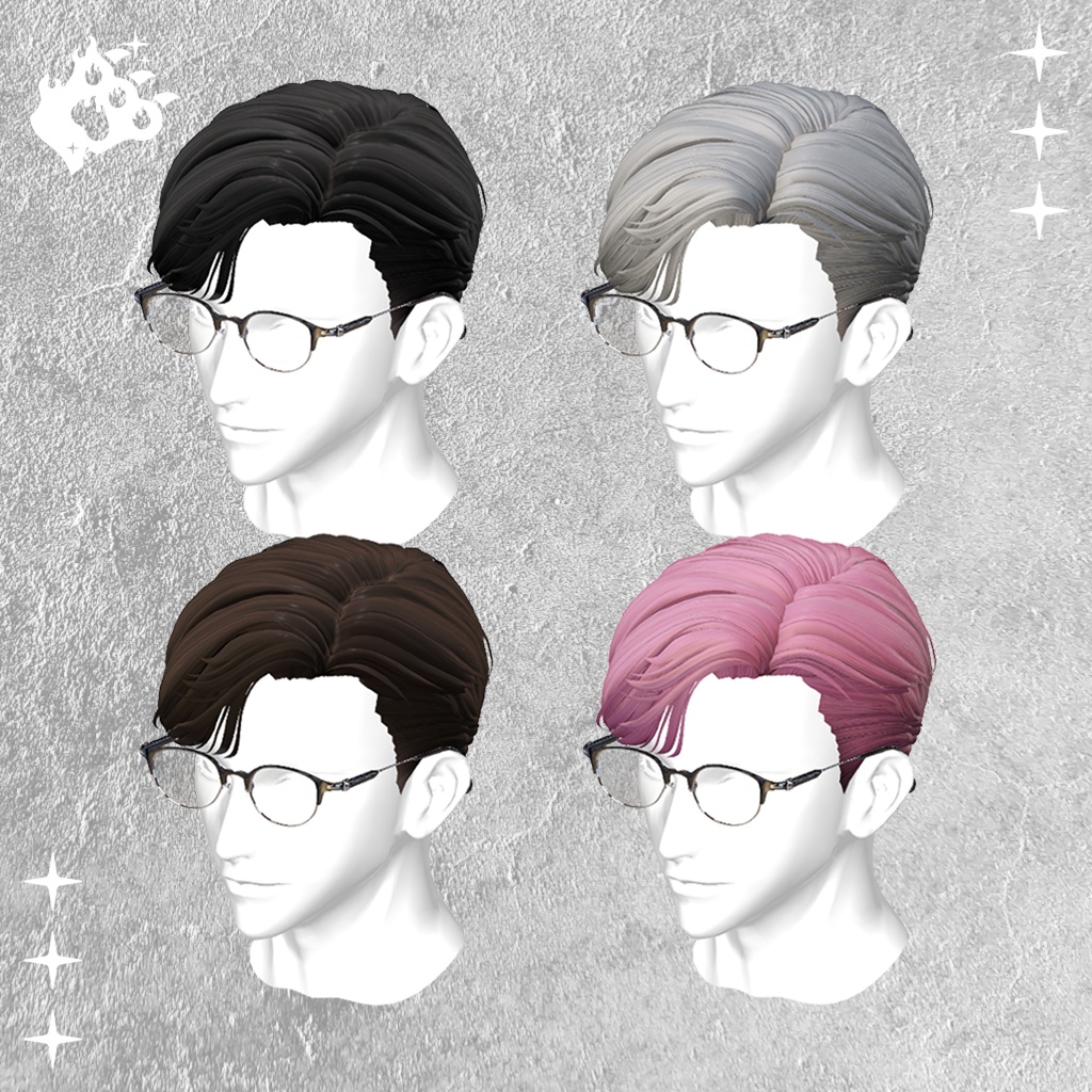 【男性用髪型】✦ インテリショートヘア ✦ 【Zev/ゼヴ 対応済】【~5/2 セール価格🛍️】
