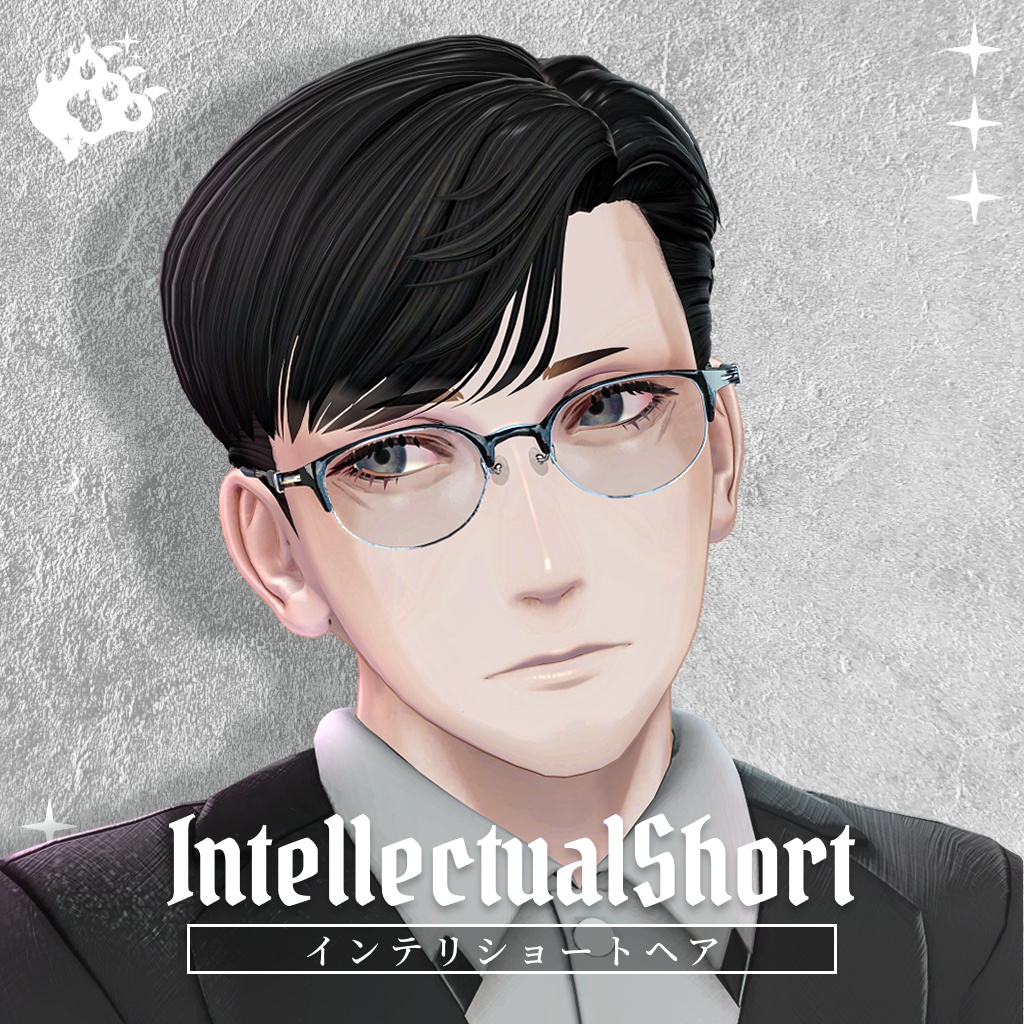 【男性用髪型】✦ インテリショートヘア ✦ 【Zev/ゼヴ 対応済】【~5/2 セール価格🛍️】