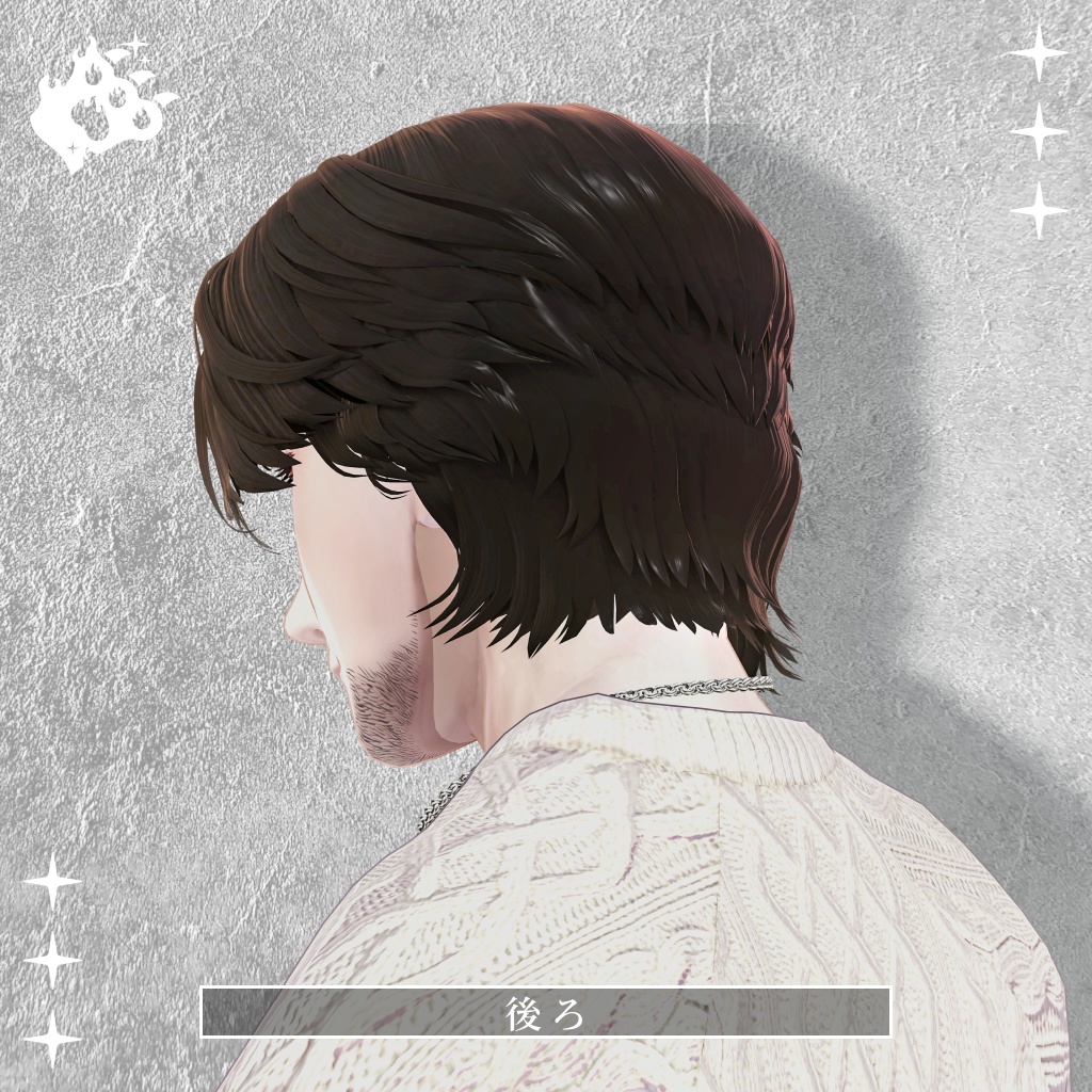 【男性用髪型】✦ 壮年セミロング ✦ 【Zev/ゼヴ 対応済】【~5/2 セール価格🛍️】