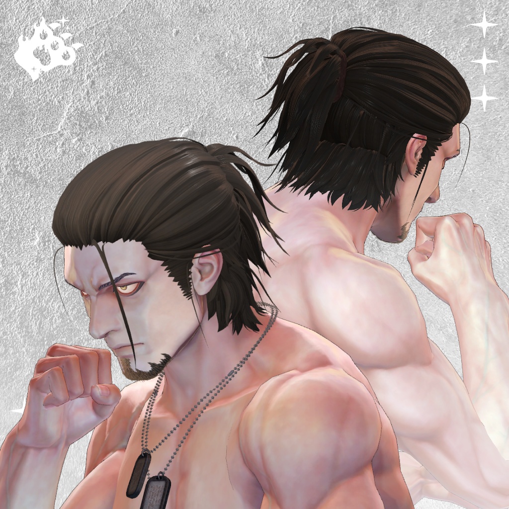 【男性用髪型】✦ 流浪オールバック ✦ 【Gifter 対応済】【~8/16 セール価格🛍️】