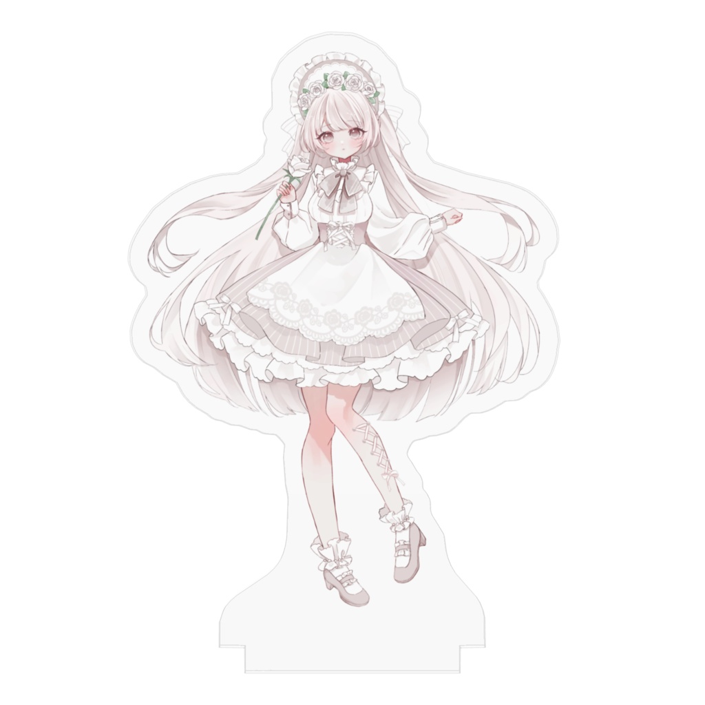 白薔薇の女の子アクスタ