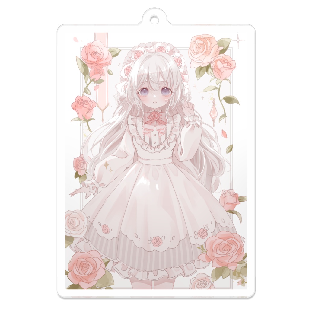 薔薇の女の子アクキー