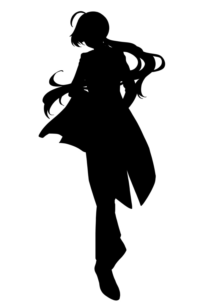 【全身立ち絵】優しそう・・・?な執事っぽ麗人_表情差分あり