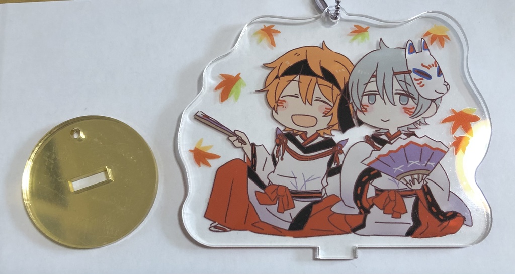 春名と夏来のアクリルスタンド(白狐演舞祭)