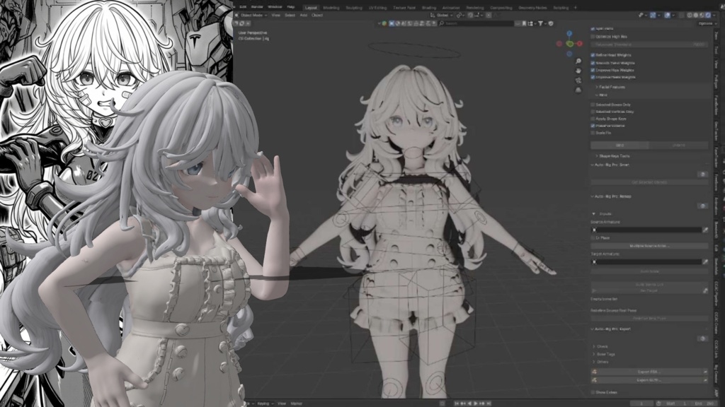 [3D Model] Original Character - Fully Rigged