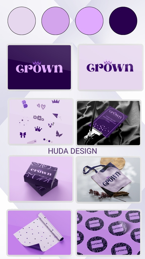 Crown, visual identity for small businesses