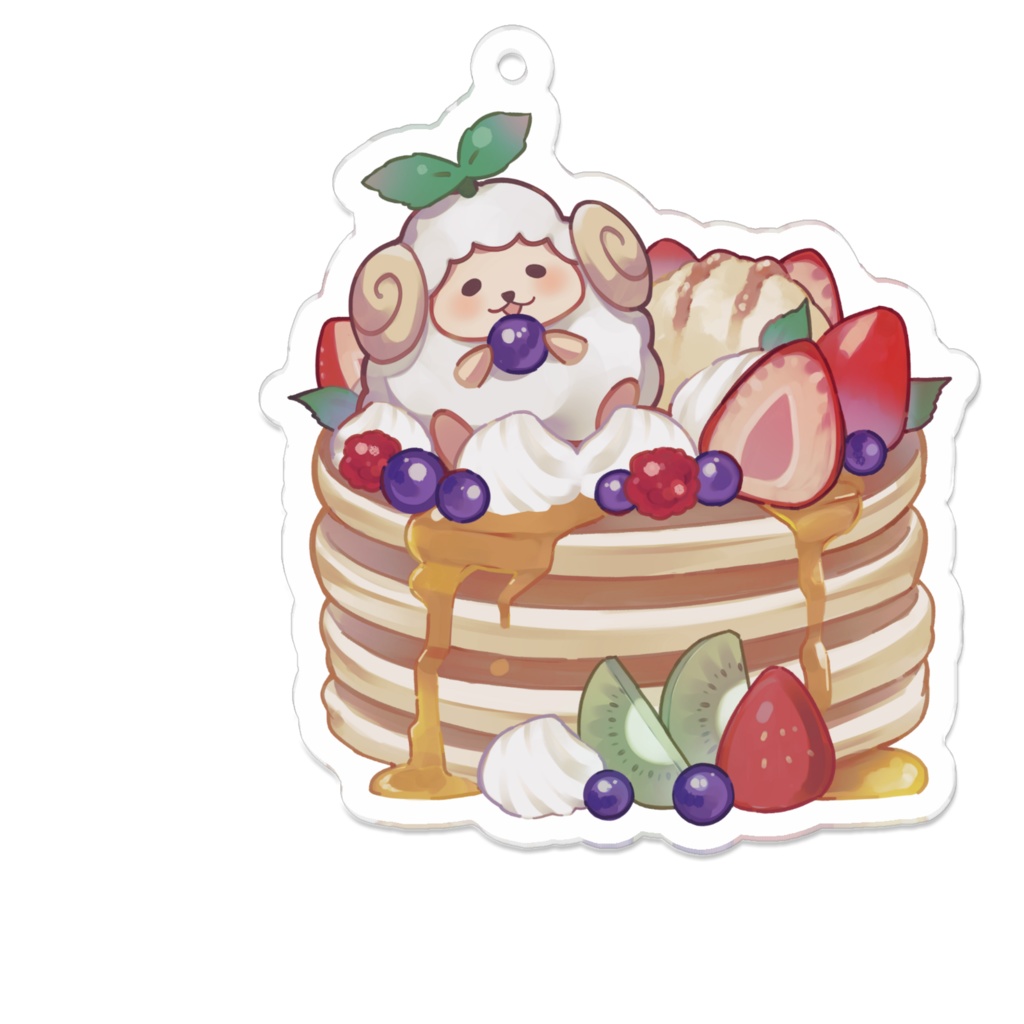 【常設】食いしん坊ゆーちゃんのアクリルキーホルダー