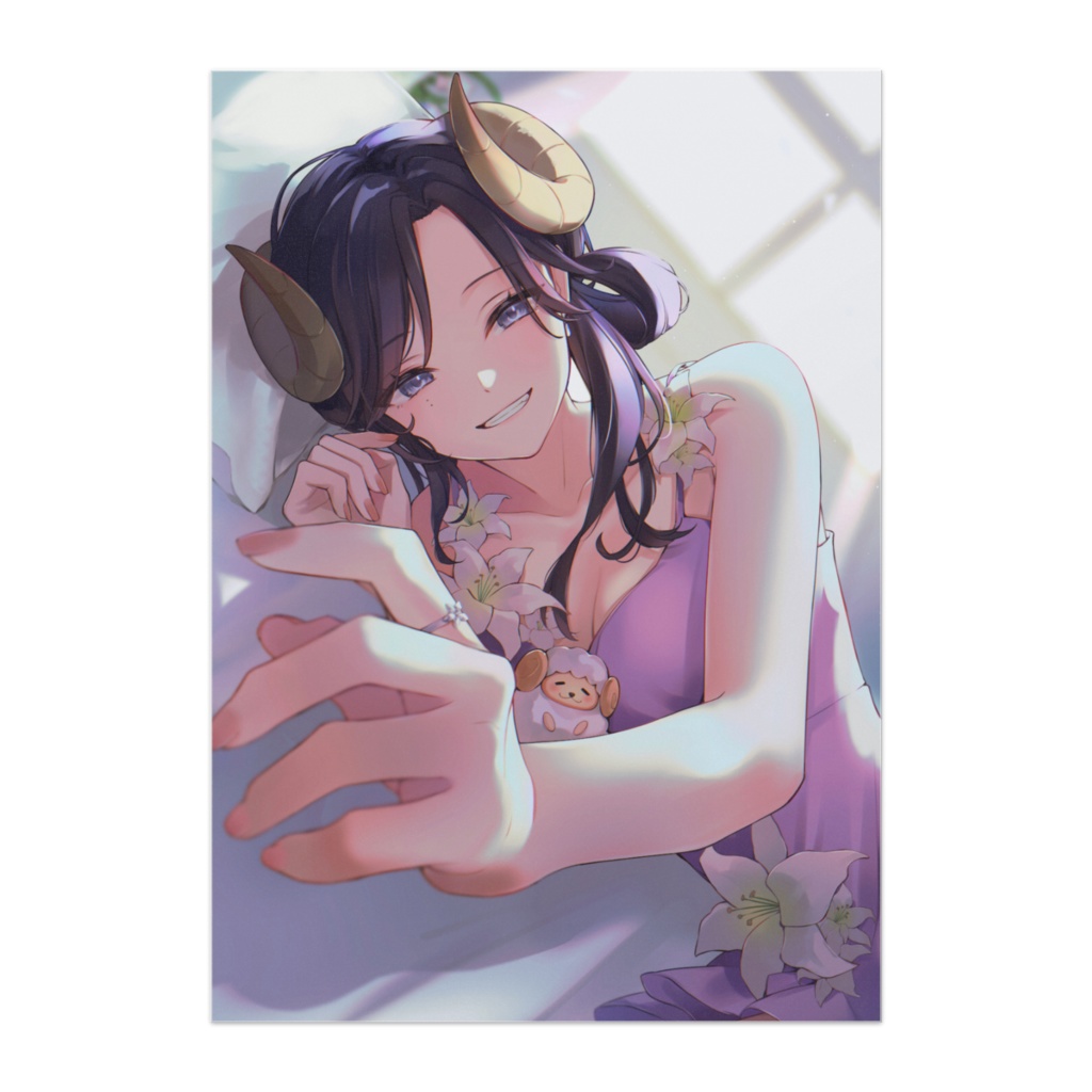 【常設】夢見めい 添い寝イラスト ポスターB3