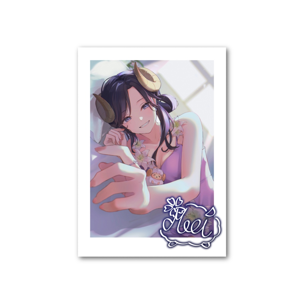 【常設】夢見めい 添い寝イラスト フォト風カード