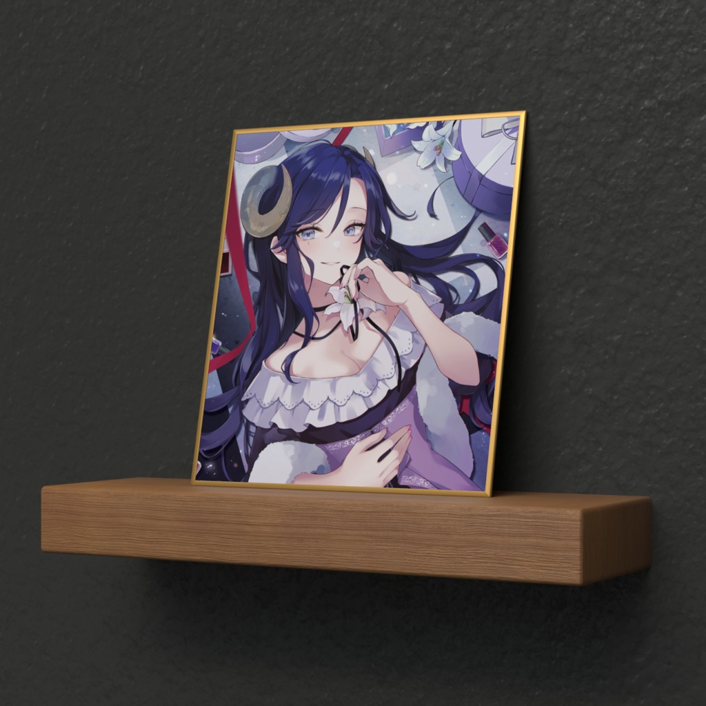 【期間限定】夢見めい 誕生日イラスト ミニ色紙