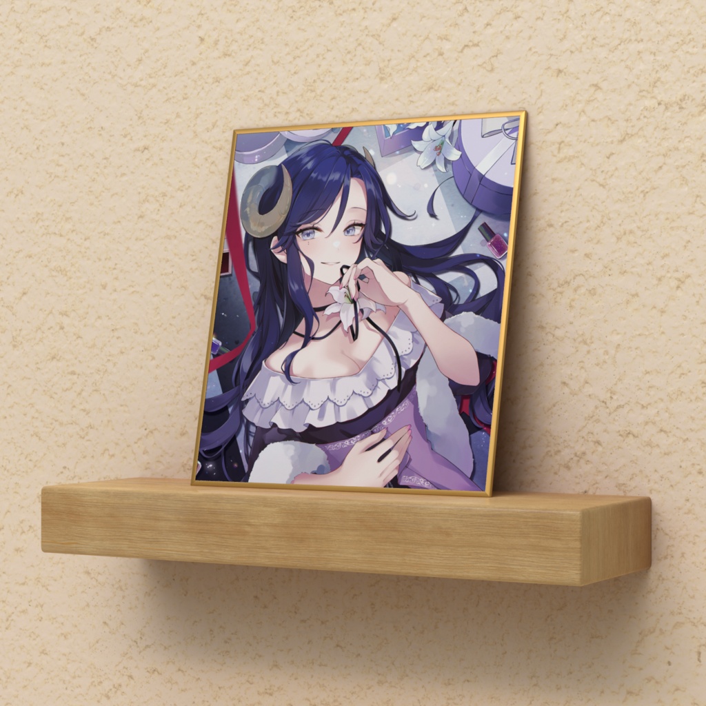 【期間限定】夢見めい 誕生日イラスト ミニ色紙