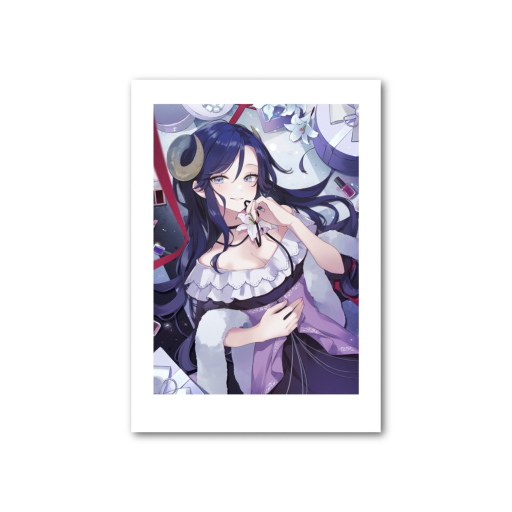 【期間限定】夢見めい 誕生日イラスト フォト風カード