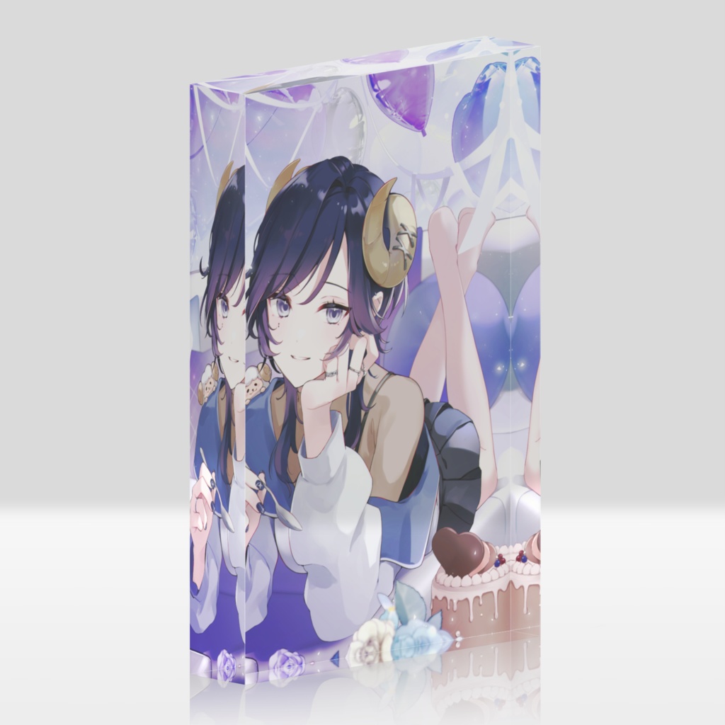 【期間限定】夢見めい 2周年イラスト アクリルブロック