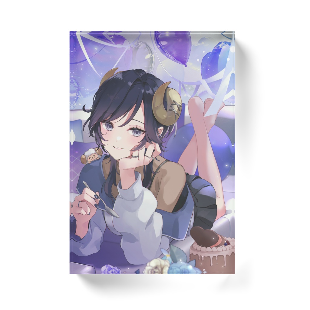 【期間限定】夢見めい 2周年イラスト アクリルブロック