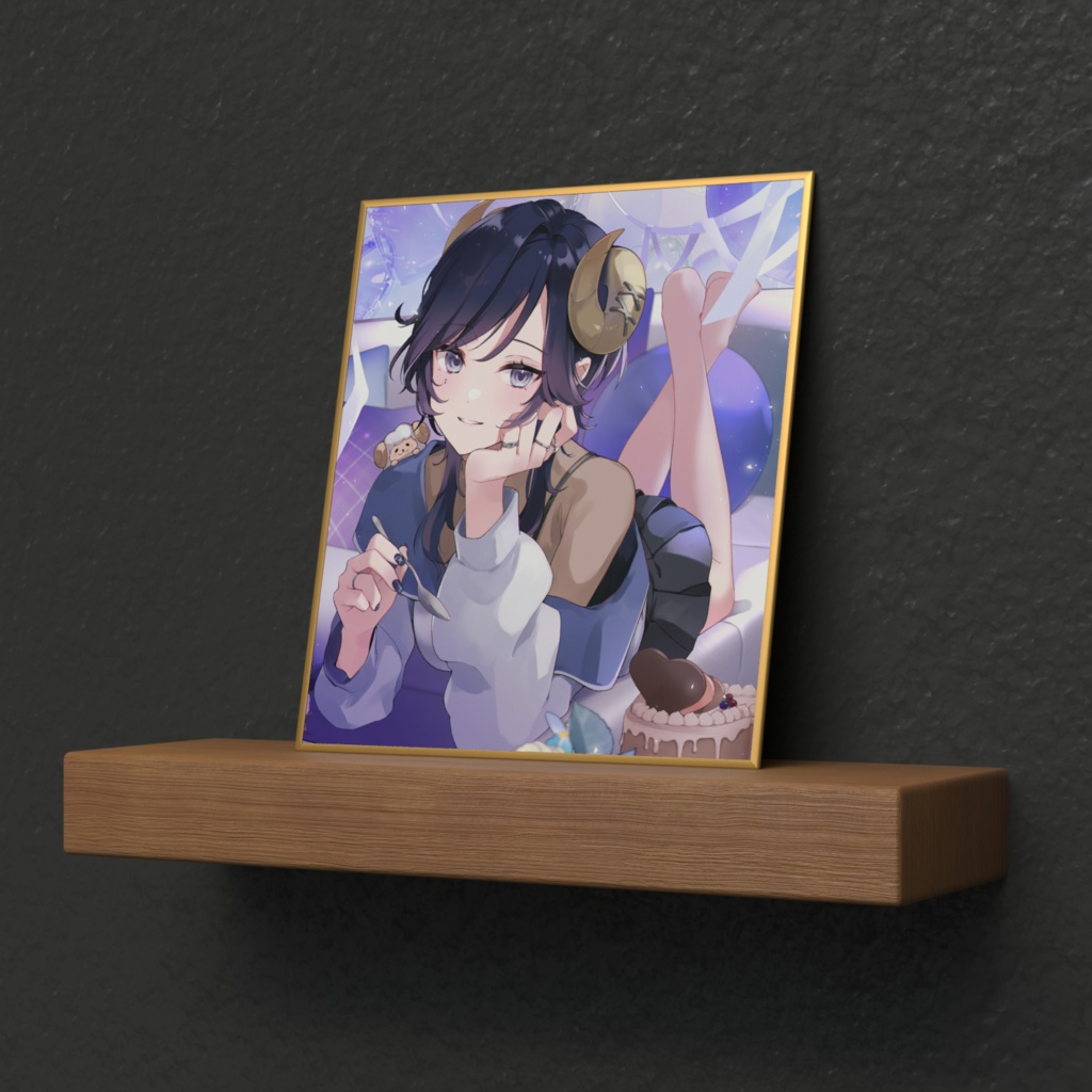 【期間限定】夢見めい2周年記念イラスト ミニ色紙