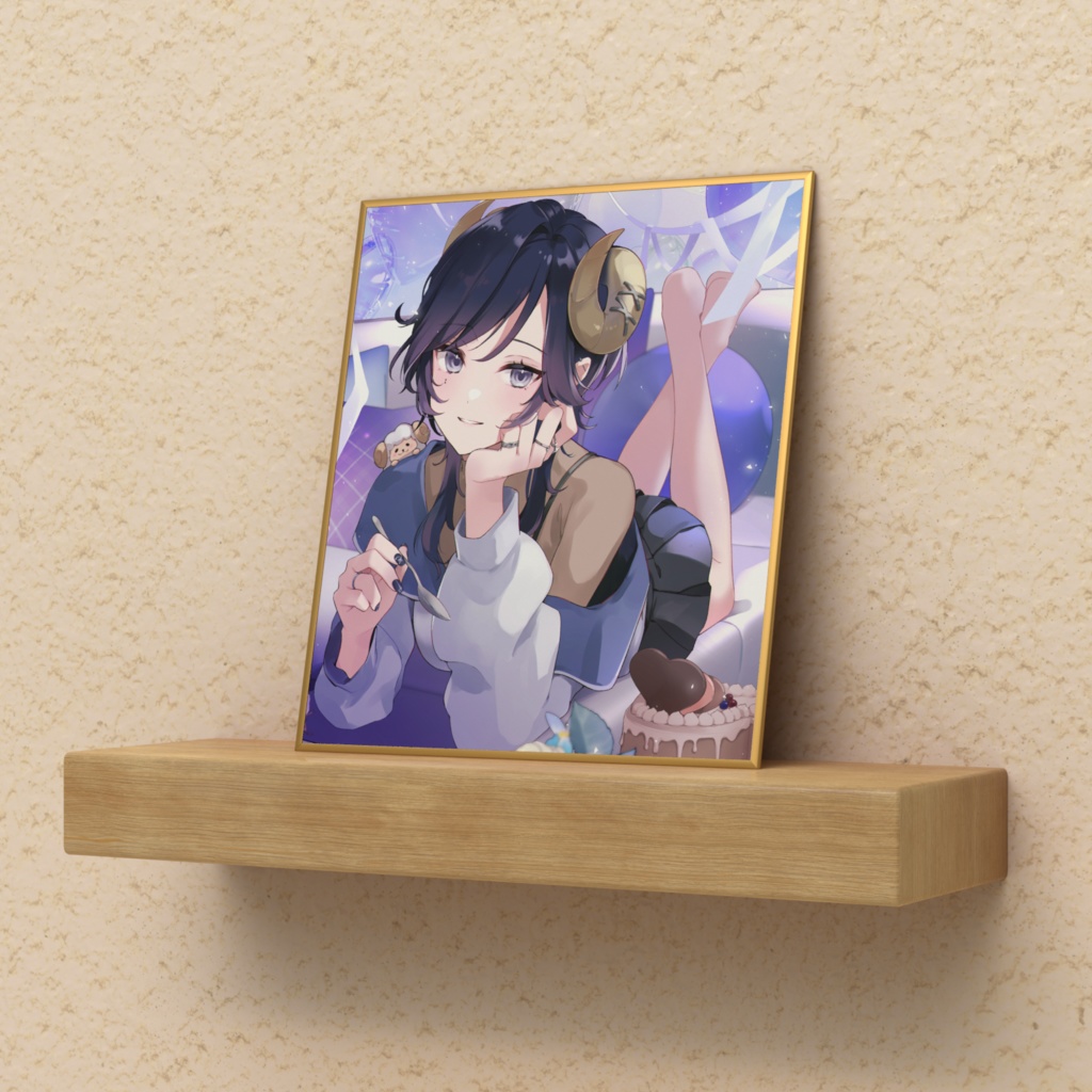 【期間限定】夢見めい2周年記念イラスト ミニ色紙