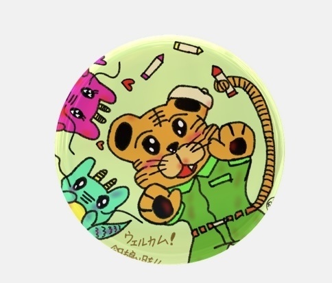 だぁーたん、にょろ助、ニョロミ 缶バッジ