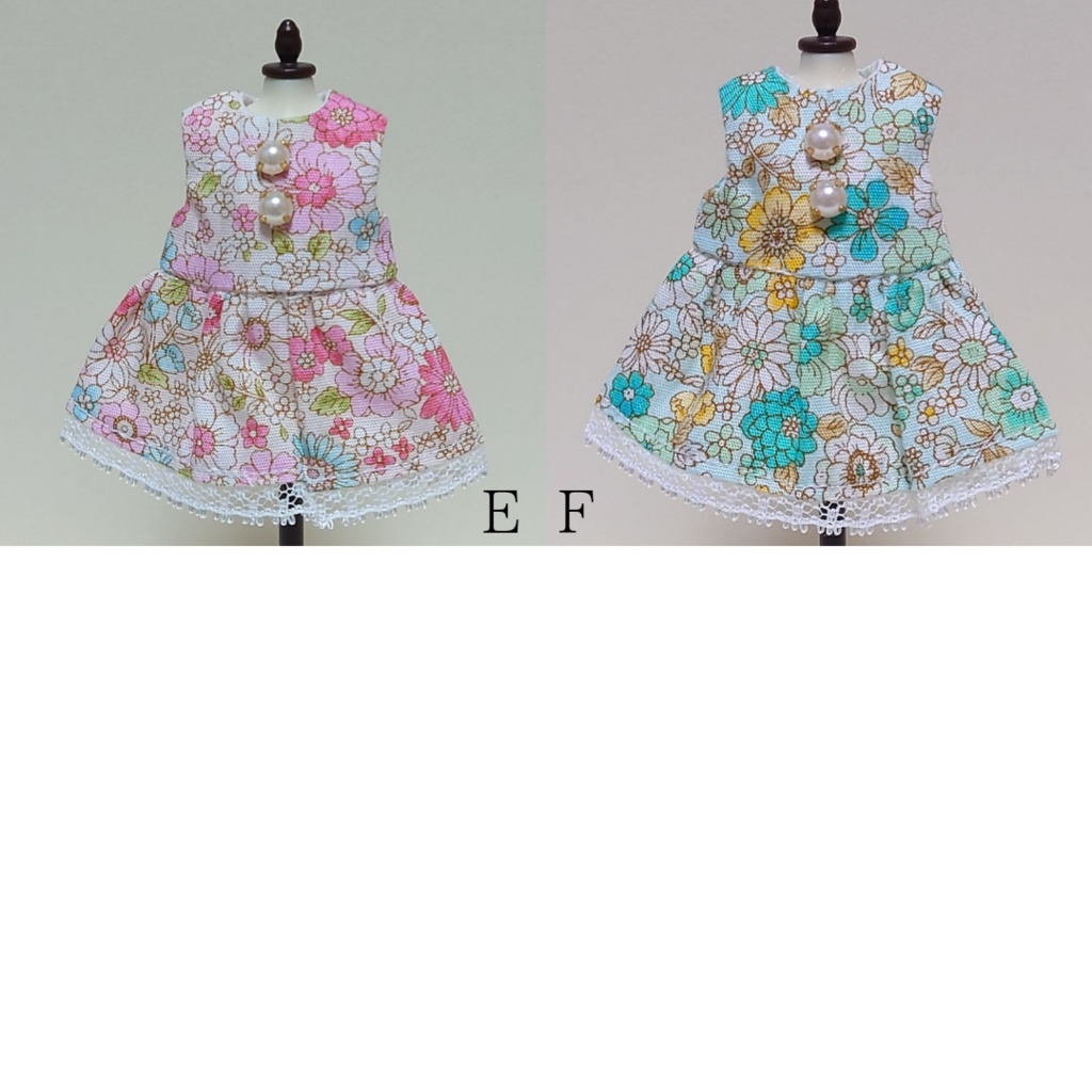 オビツ11 ノースリーブのギャザーワンピース