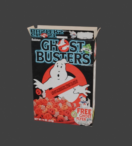 GhostBuster Cereal Box!