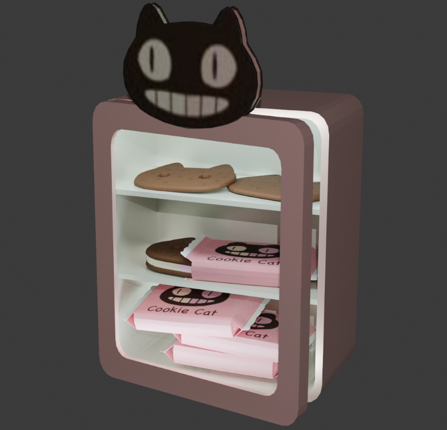 Steven universe Cookie cat 3D Asset pack!