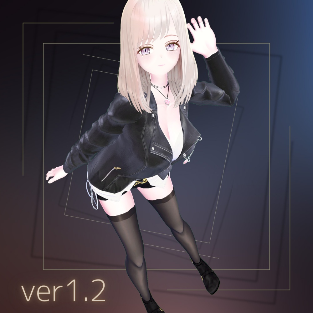 【無料】オリジナル3Dアバターモデル「サラ」