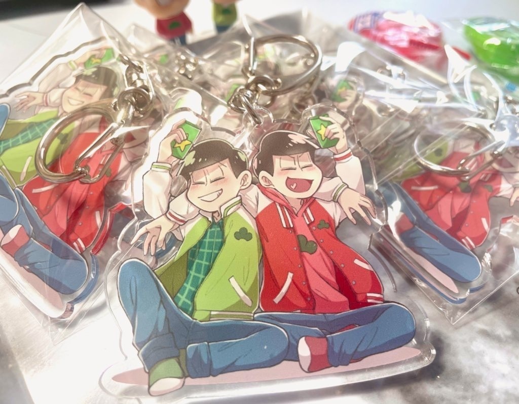 速度 アクリルキーホルダー