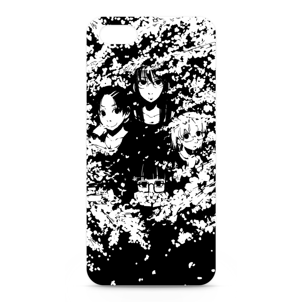 iPhone5/5sケース-側面あり(看板娘 - 春)