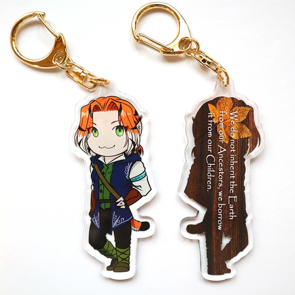 北の森の先住民族 キーホルダー