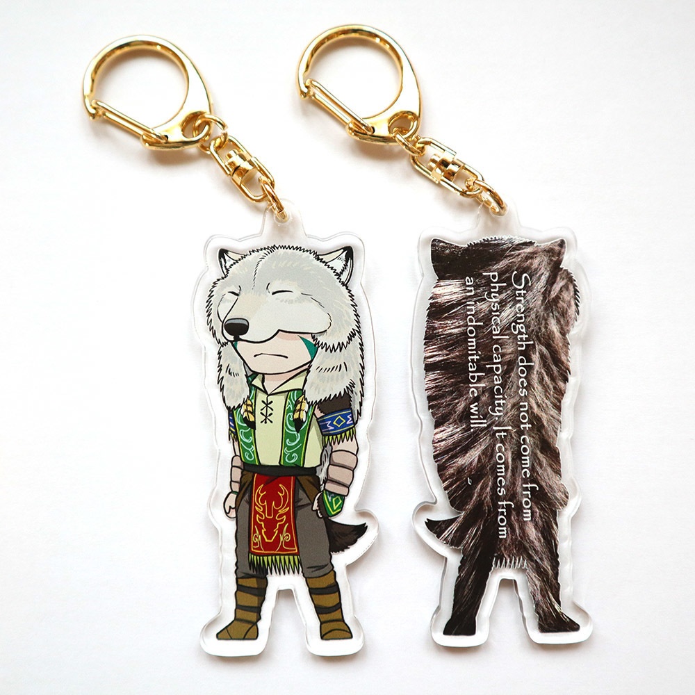 北の森の先住民族 キーホルダー