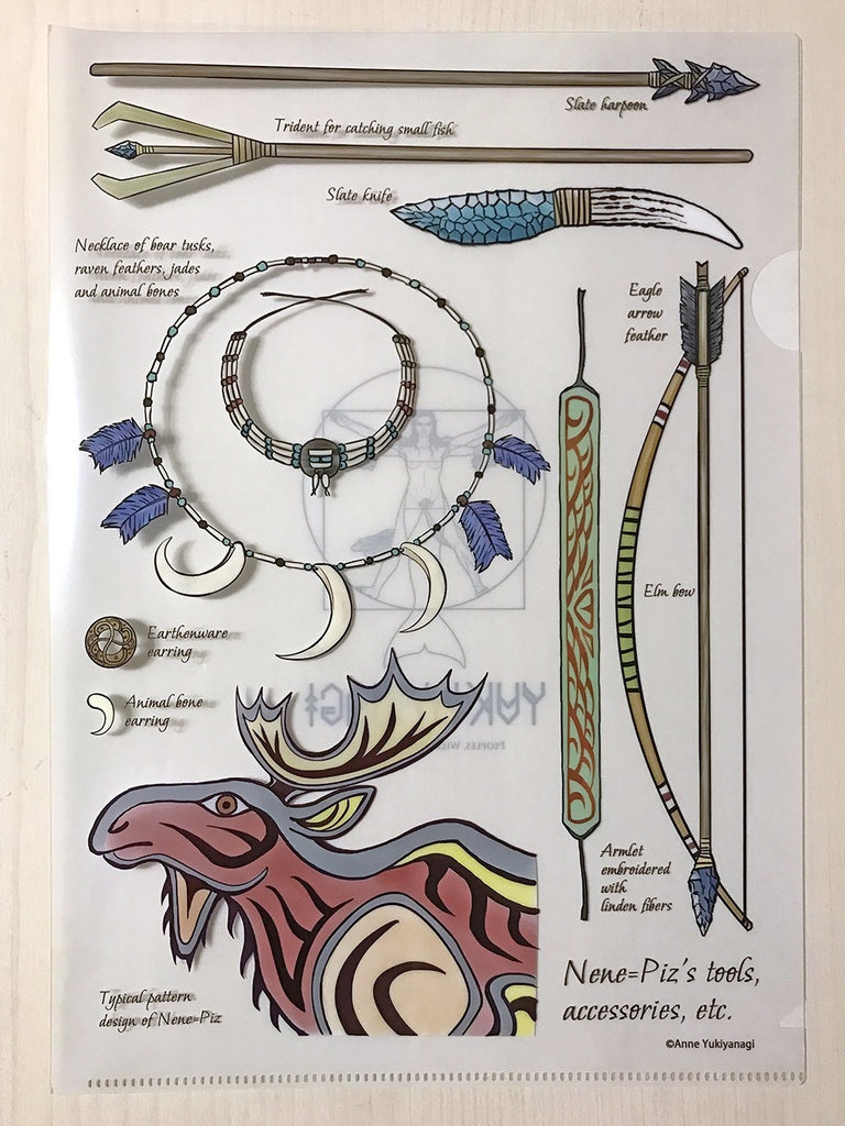 狩猟民族の文化 クリアファイル①