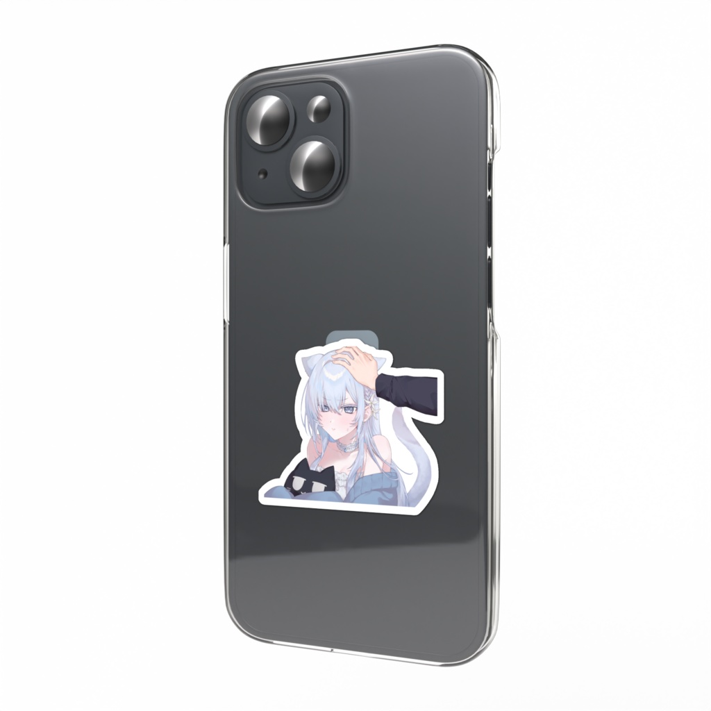 猫星 橘花　スマホステッカー【イ】