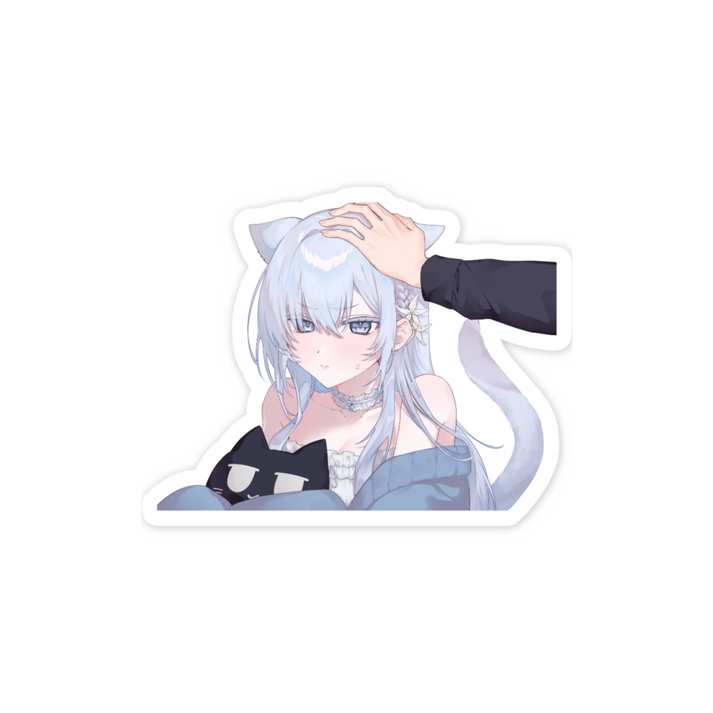 猫星 橘花 スマホステッカー【イ】