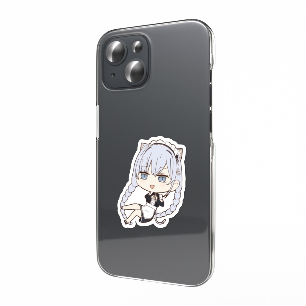 猫星 橘花 スマホステッカー【自分で描いたの】