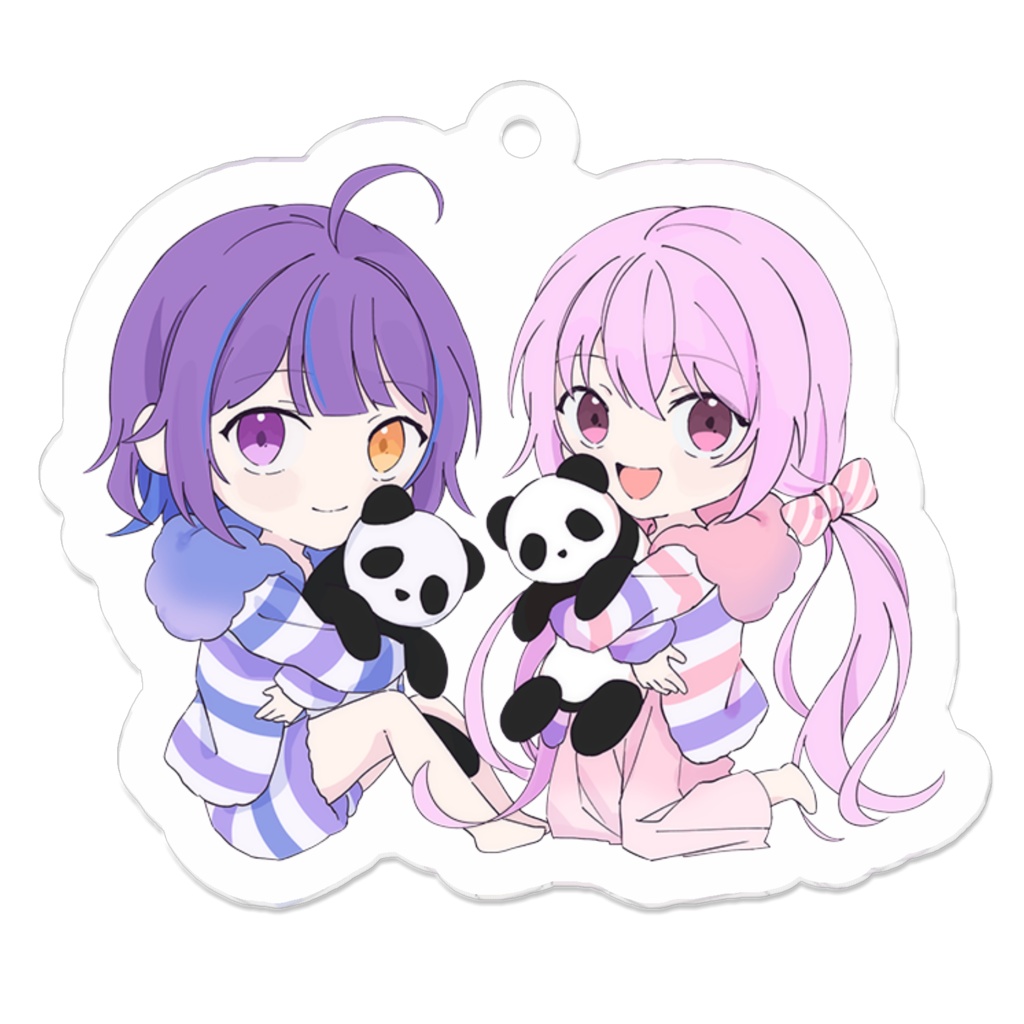 パジャマアクリルキーホルダー