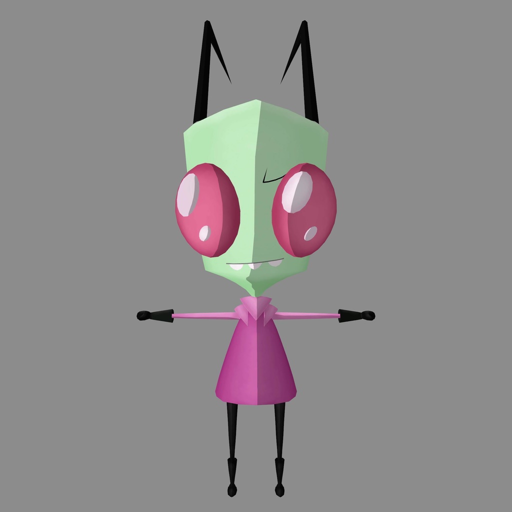 [VRC] - Invader Zim,우주스파이 짐 - 3duckmodel - 2/7