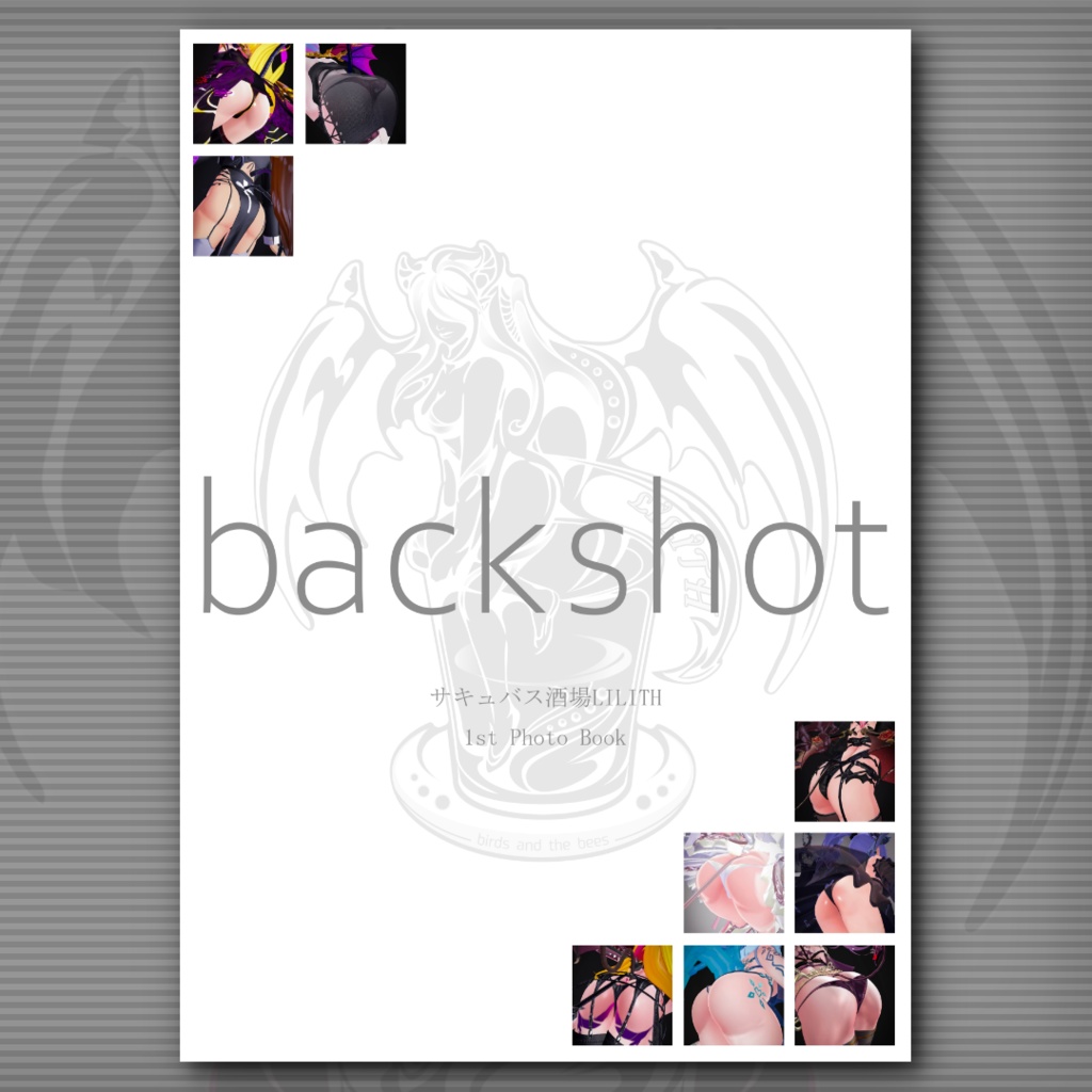 写真集『 back shot 』B5サイズ 51ページ【サキュバス酒場LILITH】