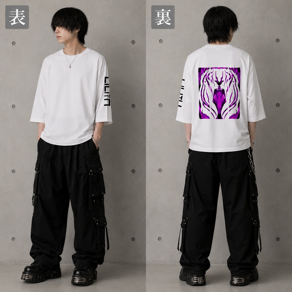 ラグラン七分袖Tシャツ【サキュバス酒場LILITH】