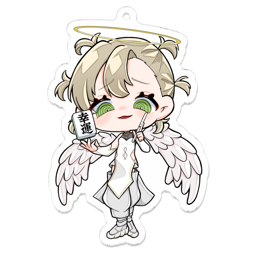 幸運天使♡雀士ぐるりアクリルキーホルダー【通常商品】