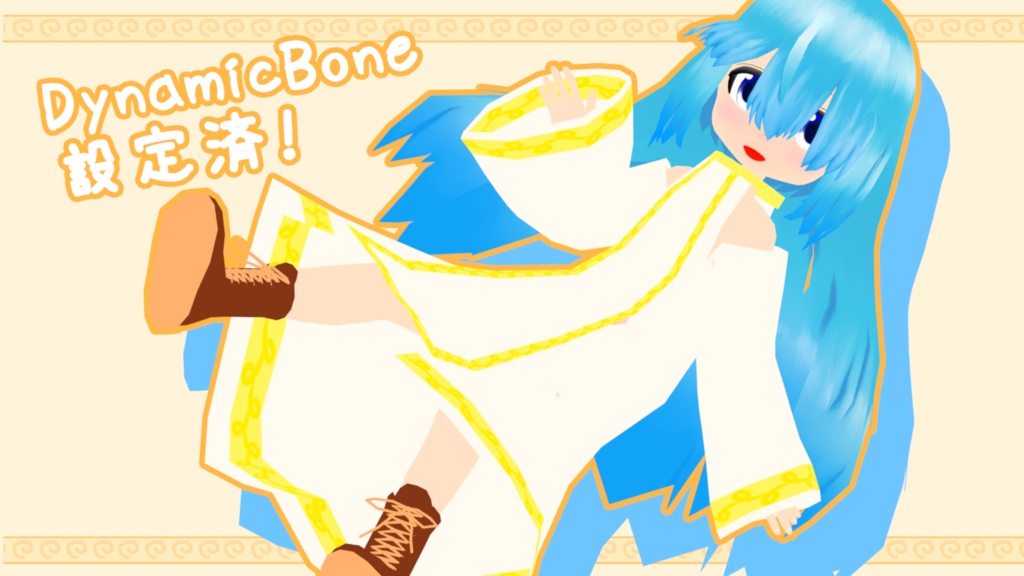 【オリジナル３Dモデル】目隠れ聖職者のフュシスv1.01