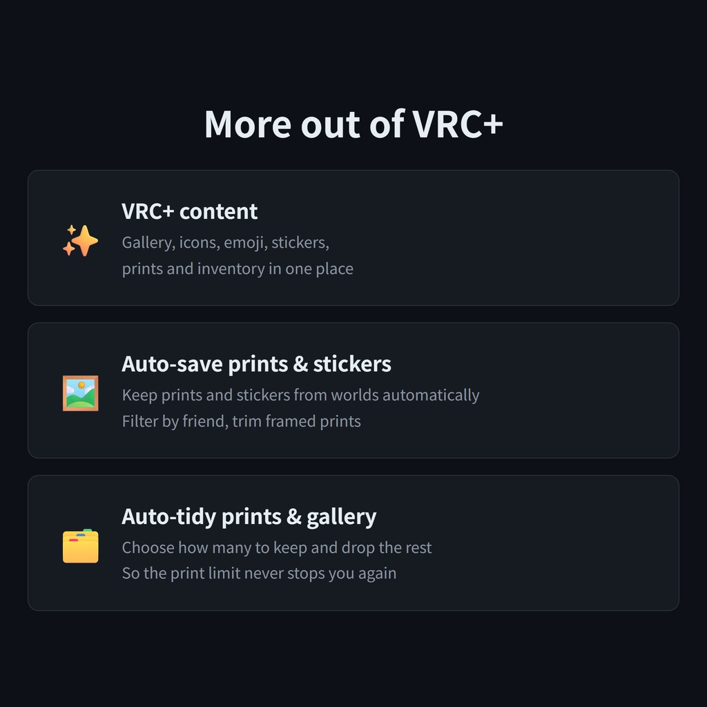 【v1.0.0リリース!無料あり】VRCPersona - フレンドをグループ化&独自ステータスを設定できるVRChatツール