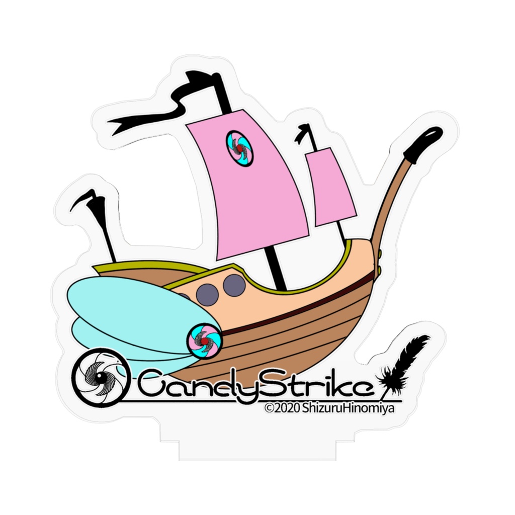 キャンディストライク号アクリルフィギュア