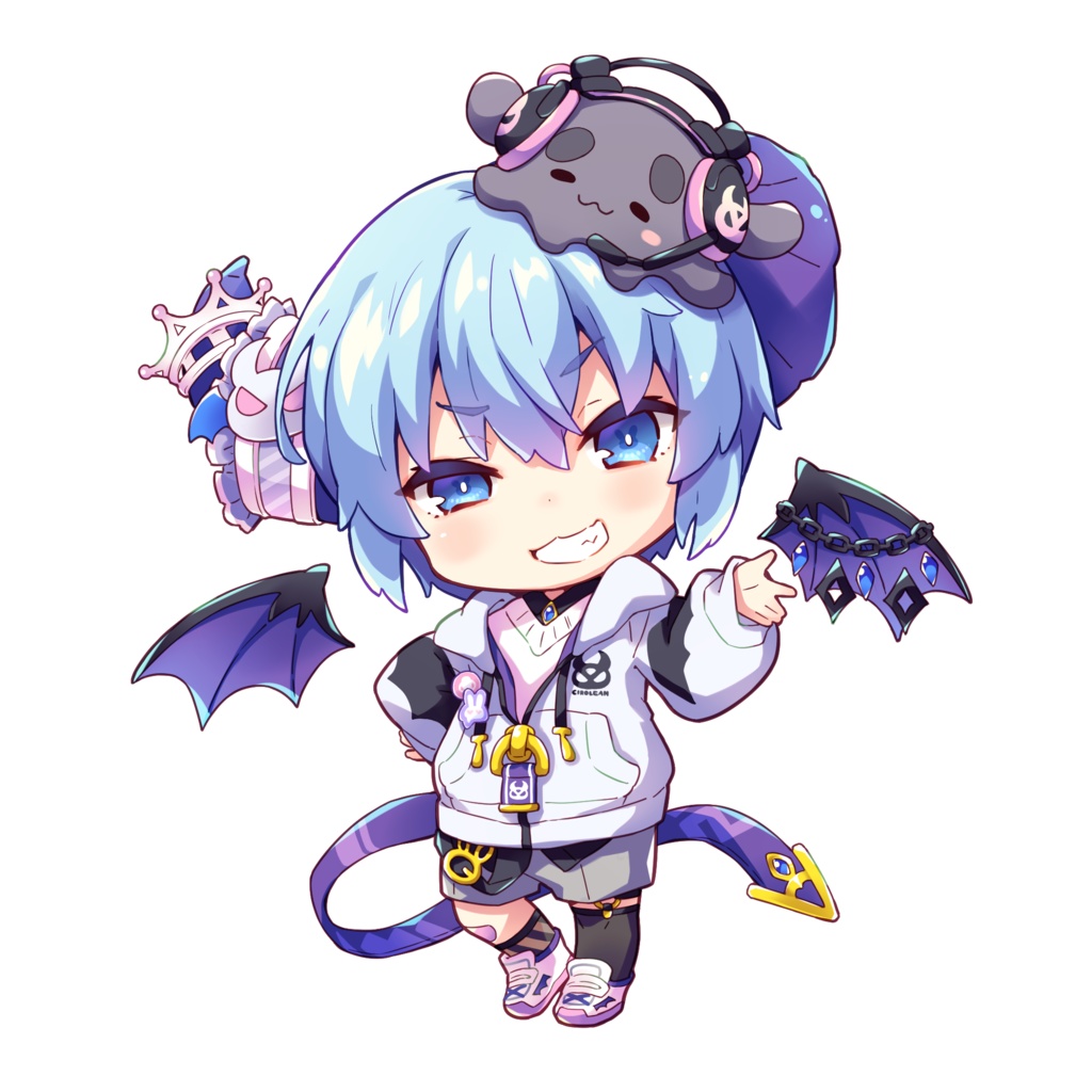 魔王チロルニア私服アクキー