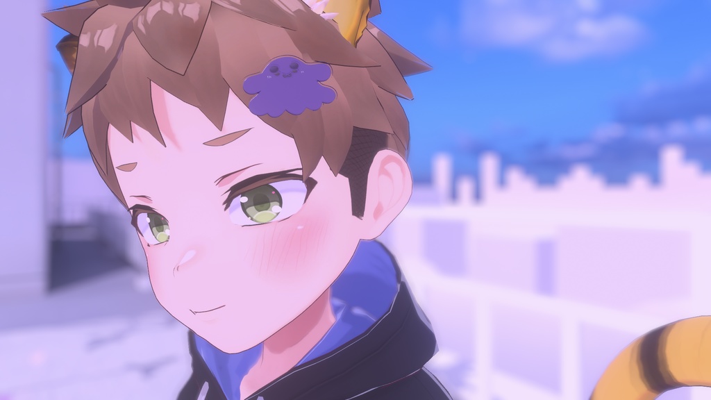 【VRCアイテム】うさぎクラゲ(大山チロル)小物【無料】