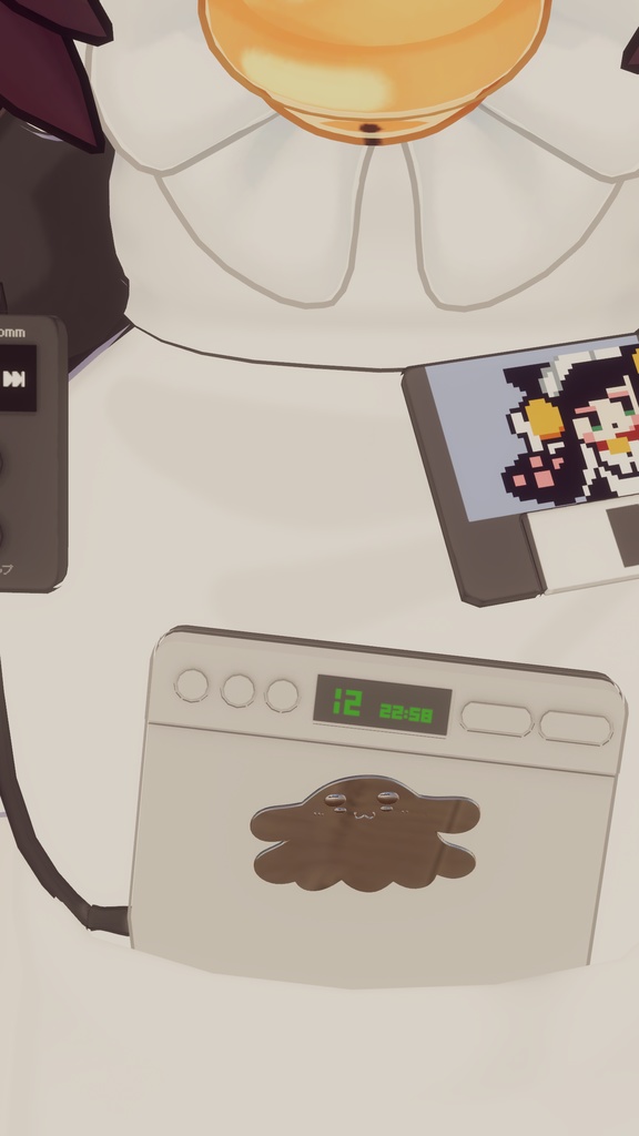 【VRCアイテム】うさぎクラゲ(大山チロル)小物【無料】